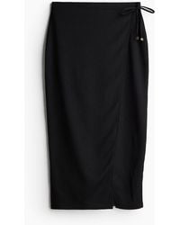 H&M - Wickelrock im Knitterlook - Lyst