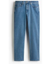 H&M - Straight Regular Jeans - Lyst