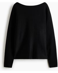 H&M - Schulterfreier Pullover - Lyst