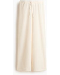 H&M - Crinklebroek Met Drawstring - Lyst