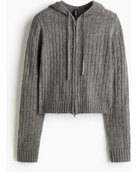 H&M - Capuchonvest Met Ritssluiting - Lyst