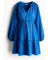 H&M - MAMA Kleid mit Broderie Anglaise - Lyst