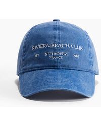 H&M - Casquette En Twill Avec Motif Brodé - Lyst