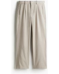 H&M - Pantalon Relaxed Fit En Lin Mélangé - Lyst