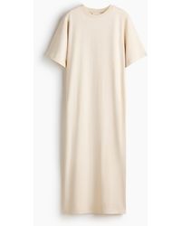 H&M - Langes T-Shirt-Kleid - Lyst