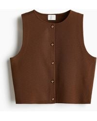 H&M - Gestricktes Gilet - Lyst