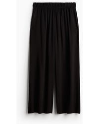 H&M - Cropped Pull-on Broek - Lyst