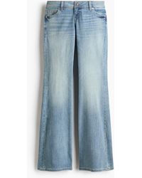 H&M - Flared Leg Ultra Low Waist Jeans - Lyst