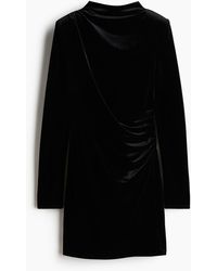 H&M - Minikleid mit Schulterpolstern - Lyst