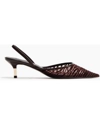H&M - Slingpumps aus Mesh mit Kitten Heel - Lyst