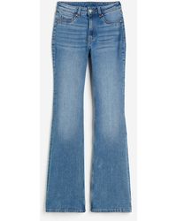 H&M - Flared High Jeans - Lyst
