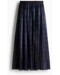 H&M - Plissierter Maxirock - Lyst