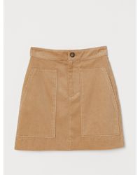 H&M Cordrock - Natur