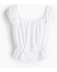 H&M - Kurze Bluse - Lyst