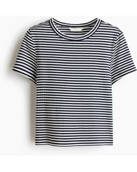 H&M - Geribd T-shirt - Lyst