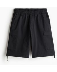 H&M - Cargoshorts aus Twill in Loose Fit - Lyst
