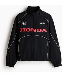 H&M - Nylon Trackjacket Met Print - Lyst