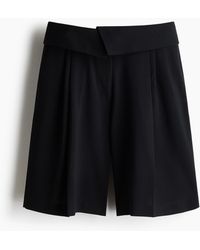 H&M - Bermudashort Met Omgeslagen Taille - Lyst