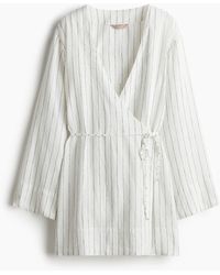 H&M - Ochtendjas Van Linnenmix - Lyst