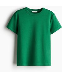 H&M - T-Shirt aus Baumwolle - Lyst