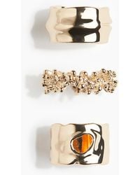 H&M - Set Van 3 Ringen - Lyst