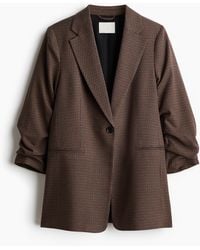 H&M - Blazer Met Rimpeleffect - Lyst
