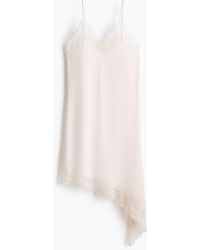 H&M - Robe à bretelles fines avec dentelle - Lyst