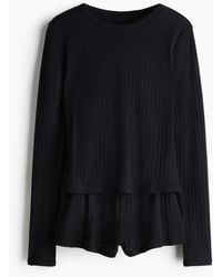 H&M - Pyjama Van Pointelletricot - Lyst