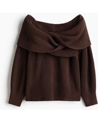 H&M - Pull Épaules Nues - Lyst