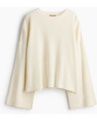 H&M - Pull En Maille Côtelée - Lyst