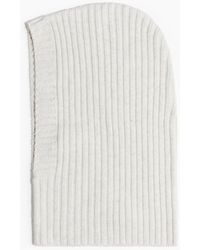 H&M - Cagoule en maille côtelée - Lyst