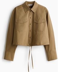 H&M - Overhemdblouse Met Drawstring - Lyst