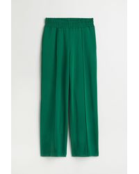 H&M Fast-drying Track Trousers - Green