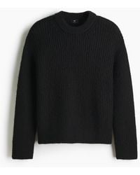 H&M - Pull Loose Fit En Maille Côtelée - Lyst