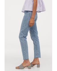 slim mom jeans trashed h&m