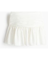 H&M - Minirok Met Ingerimpelde Pas - Lyst