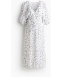 H&M - MAMA Crêpe-Kleid mit Bindegürtel - Lyst