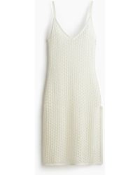 H&M - Strandkleid in Ajourstrick - Lyst