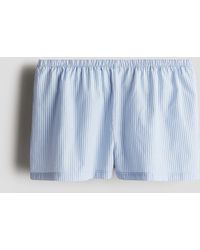 H&M - Short De Pyjama En Coton - Lyst