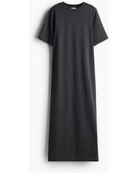 H&M - Langes T-Shirt-Kleid - Lyst