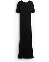 H&M - T-Shirt-Kleid in Rippstrick - Lyst
