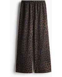 H&M - Baumwollhose mit Kordelzug - Lyst