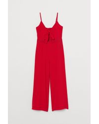 H&M Knöchellanger Jumpsuit - Rot