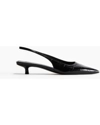 H&M - Spitze Slingpumps mit Kitten Heels - Lyst