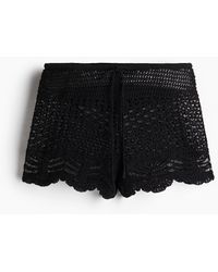 H&M - Short De Plage Façon Crochet - Lyst