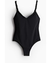 H&M - Padded-cup twist-strap swimsuit - Lyst