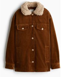 H&M - Gewatteerd Corduroy Jack - Lyst