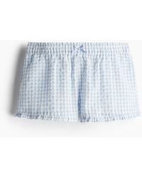 H&M - Pull-on Short Van Seersucker - Lyst