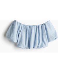 H&M - Cropped Off-the-shouldertop - Lyst