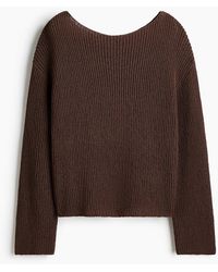H&M - Pullover mit U-Boot-Ausschnitt - Lyst